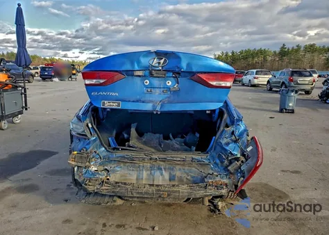 2018 Hyundai Elantra Sel из США, поврежденный, VIN 5NPD84LF9JH380462